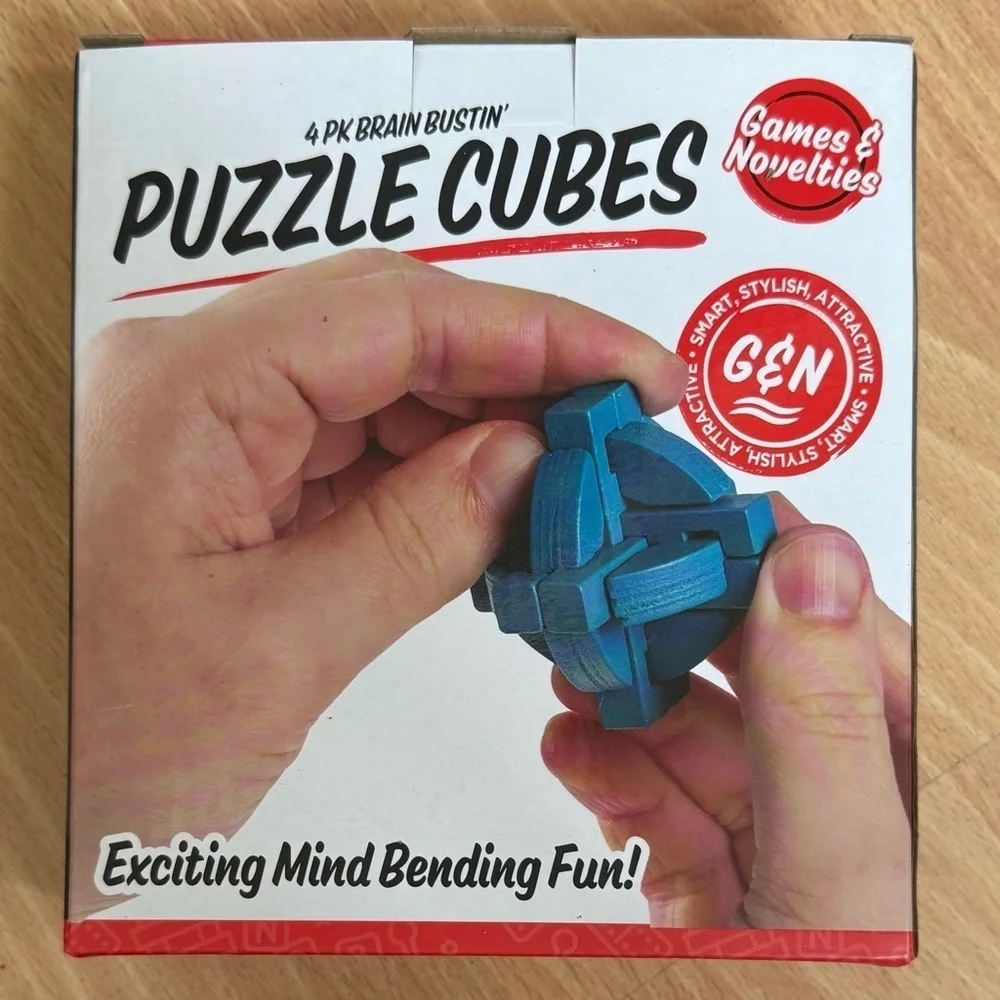 Brain Bustin' Puzzle Cubes - Multicolor Set